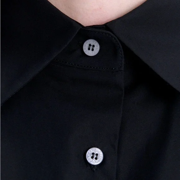 Renggli Short Sleeve Poplin Shirt In Ink Size Extra Small - Picture 5 of 11